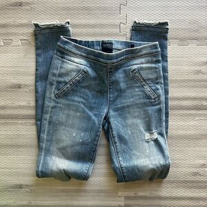 Road to Awe Distressed Blue Women's Jeans XS